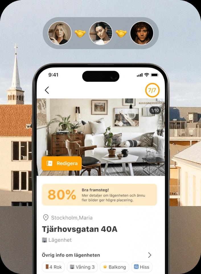 Mockup with app