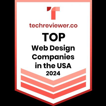 techreviewer top web design companies in the USA 2024