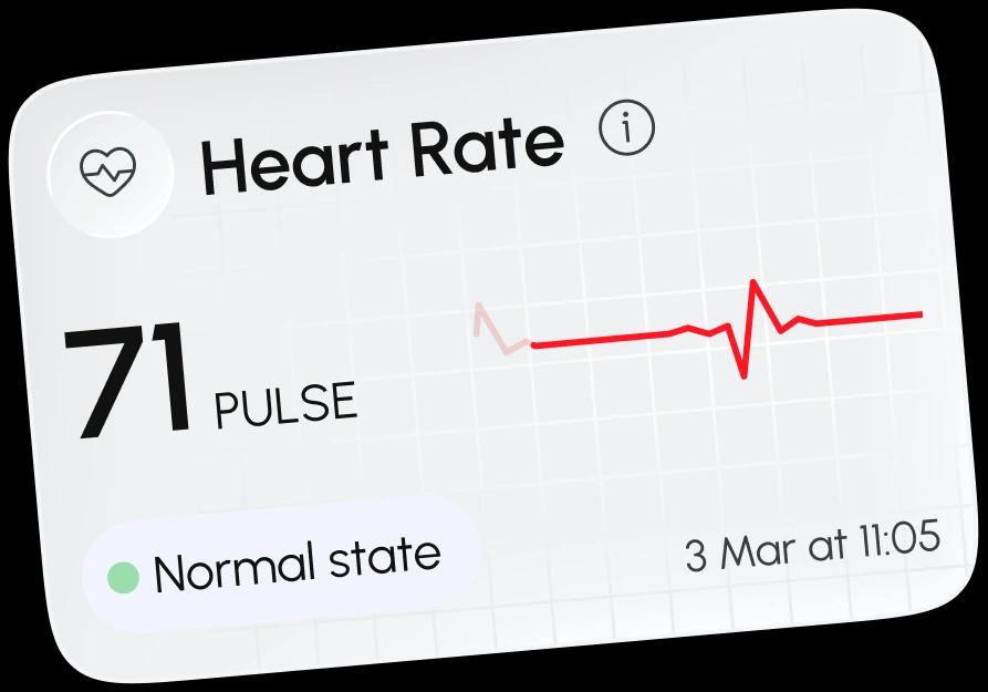Heart rate card