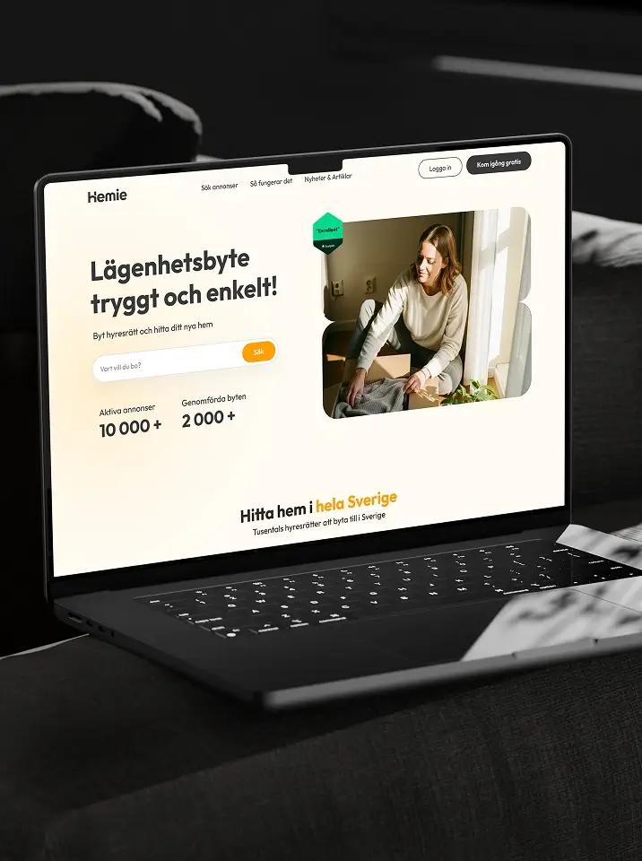 Laptop with app
