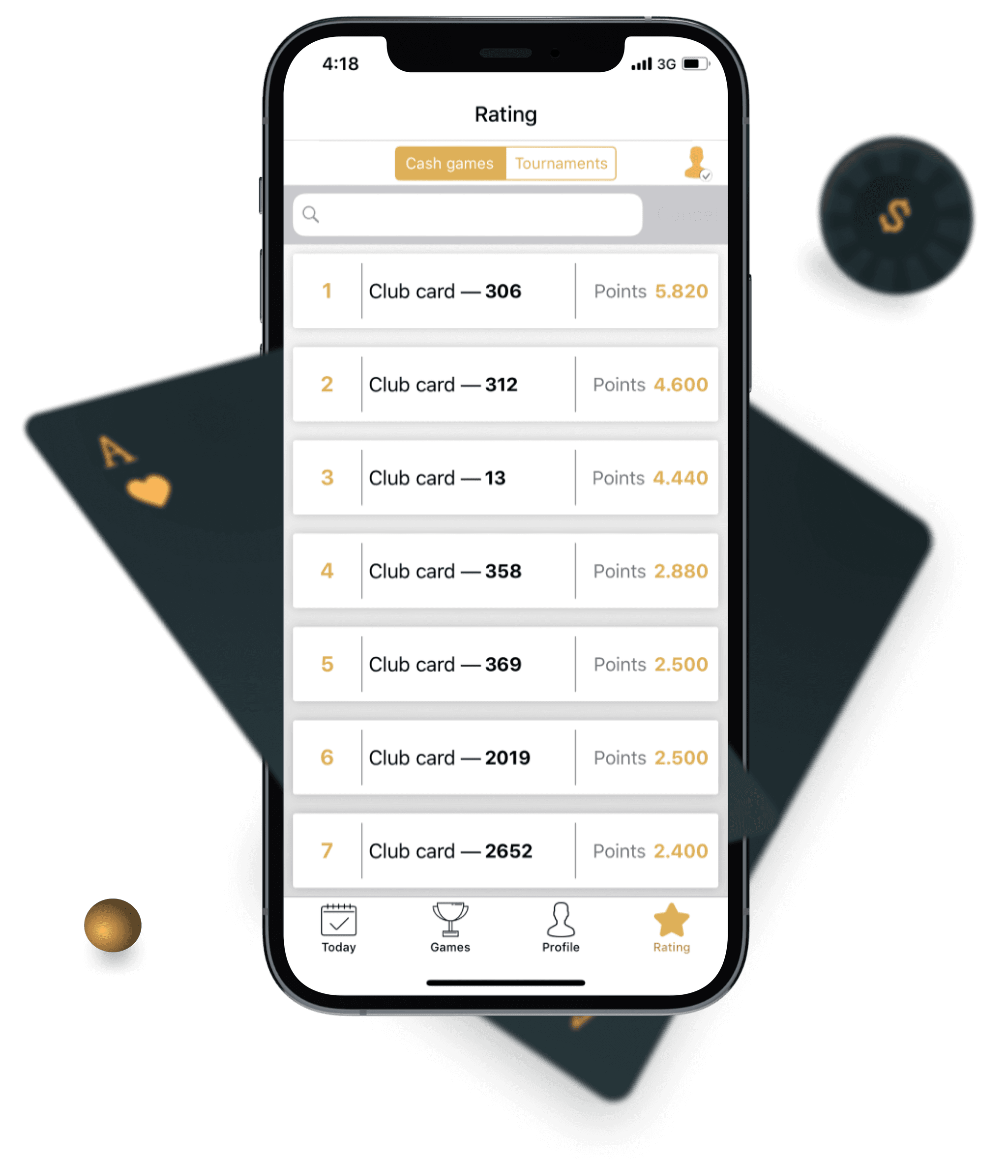 Poker club app