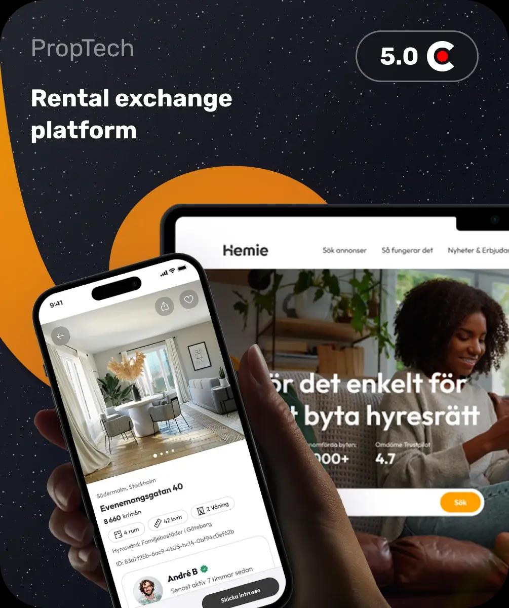 Rental exchange platform
