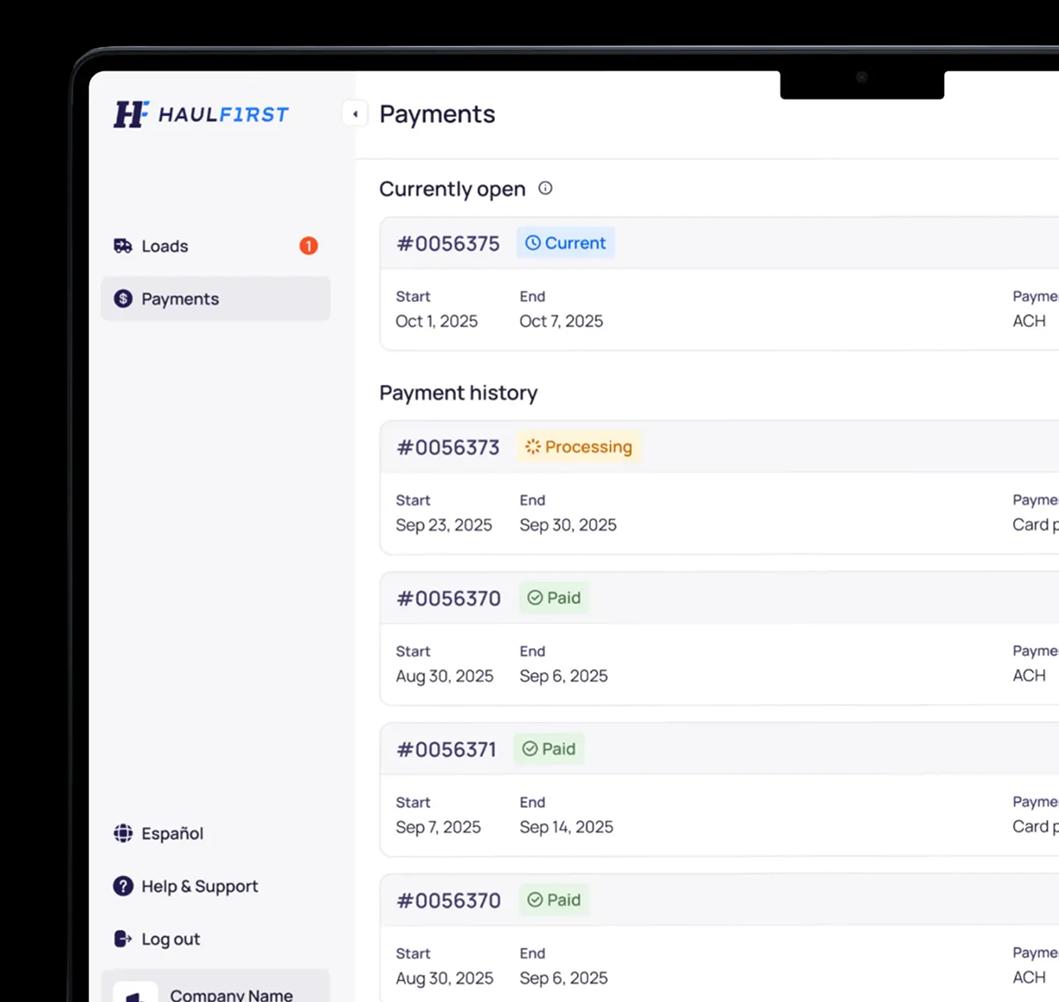 admin panel