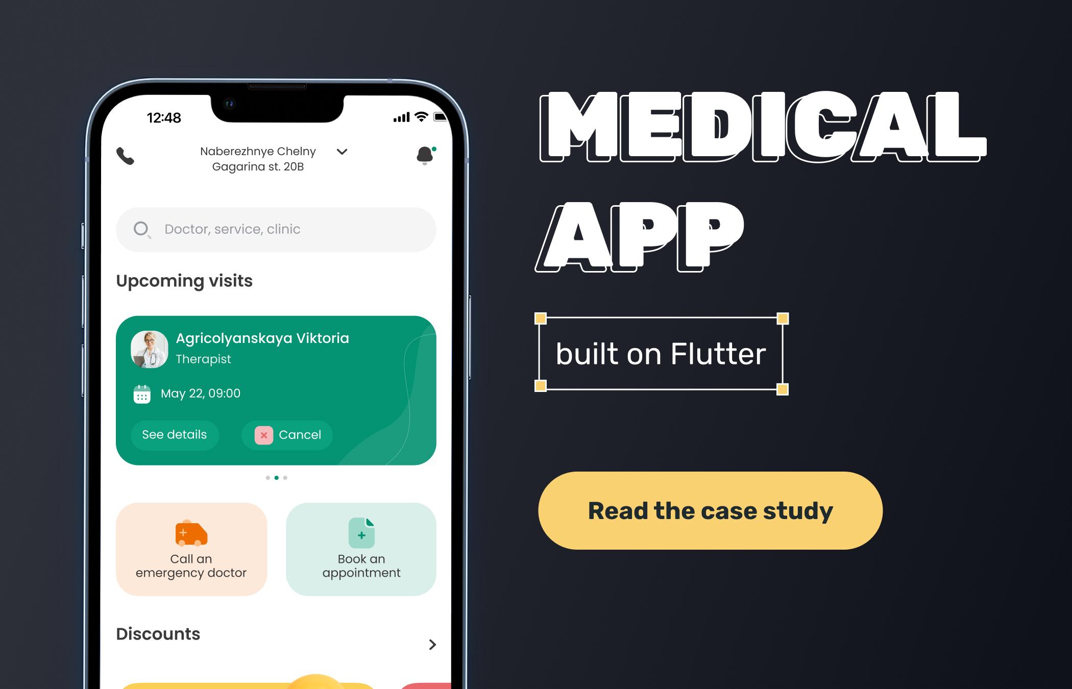 Flutter medical app