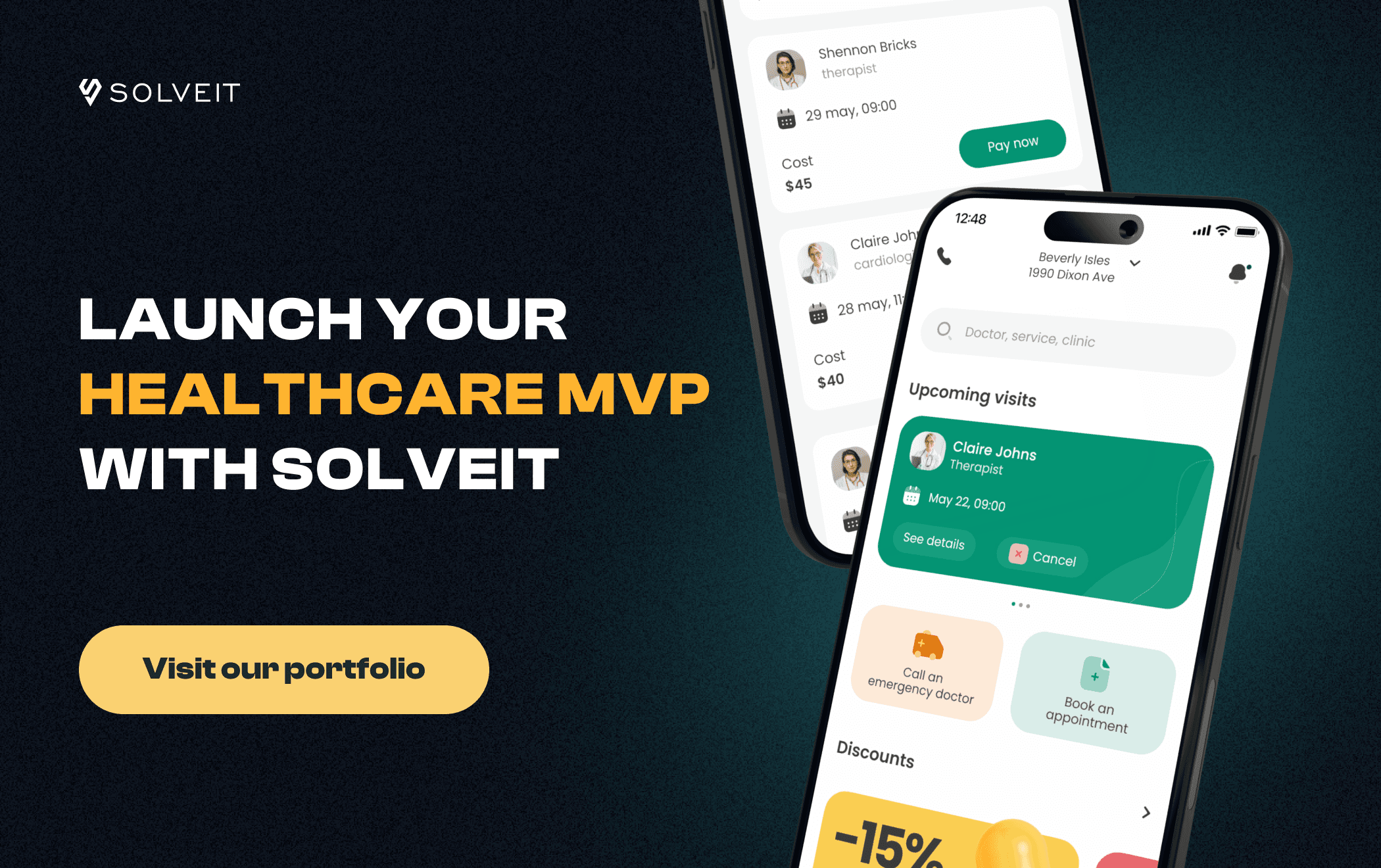 SolveIt Healthcare App Development Portfolio
