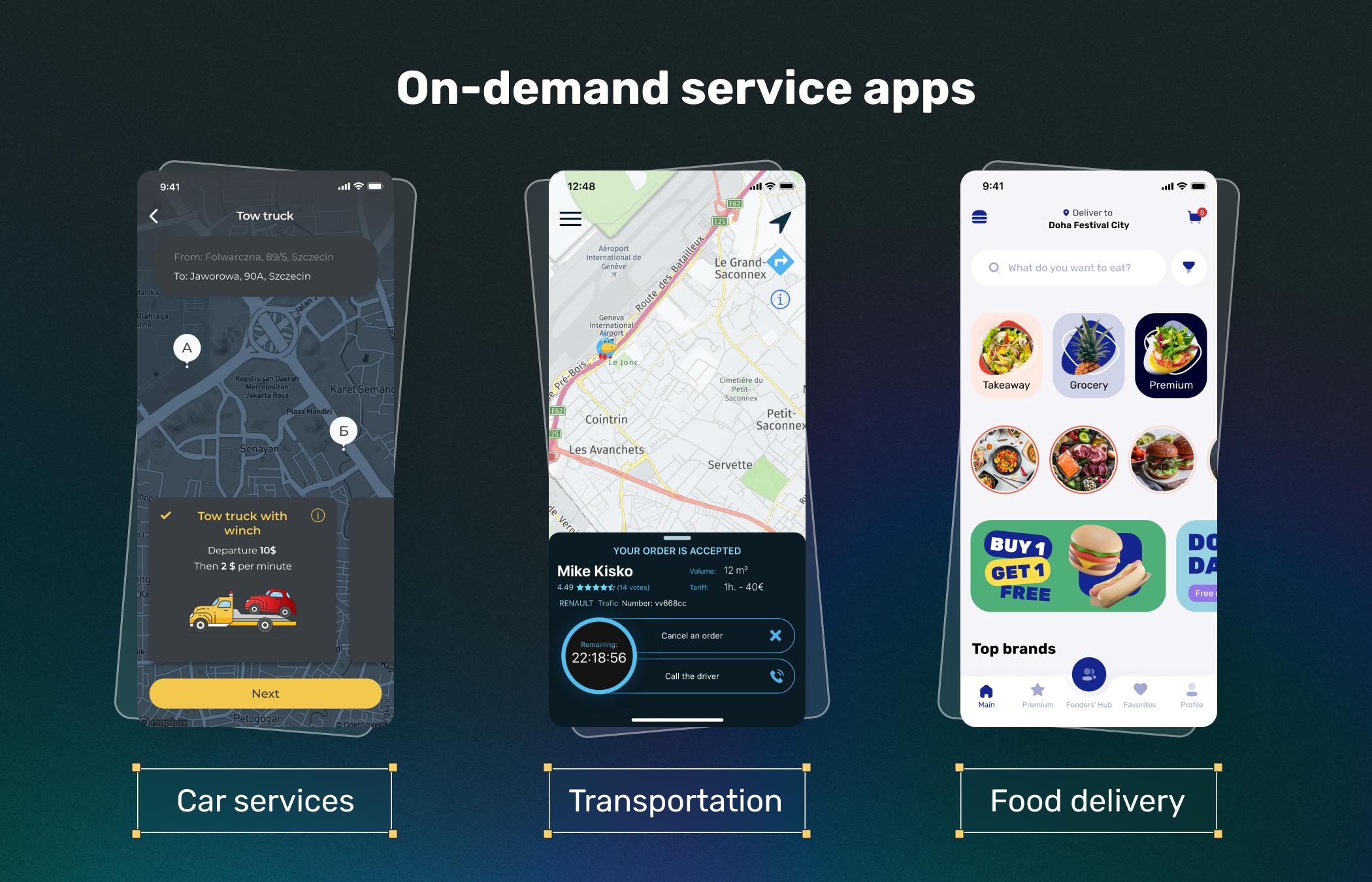 On-demand mobile app development