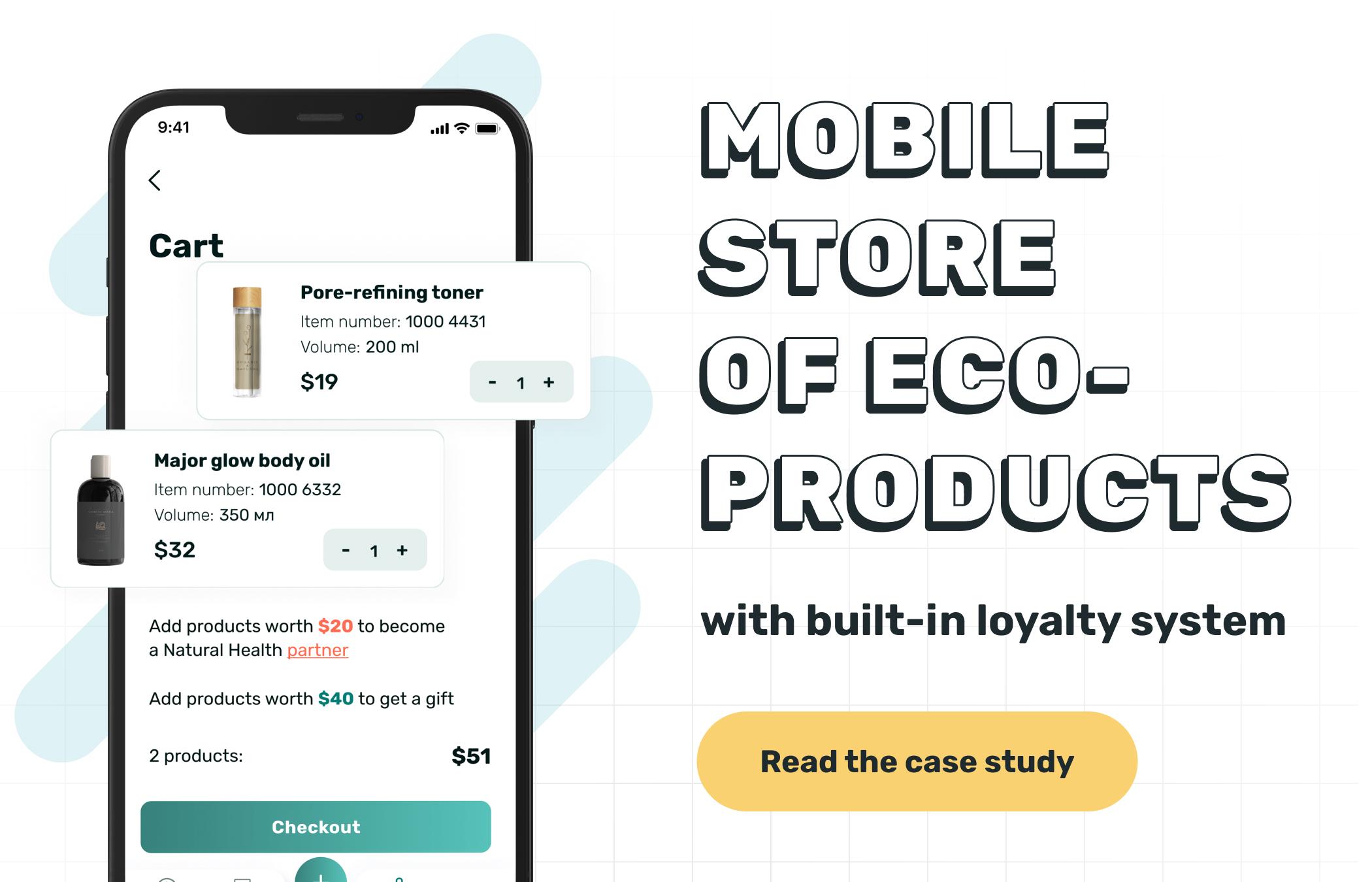 Mobile store with built-in loyalty system