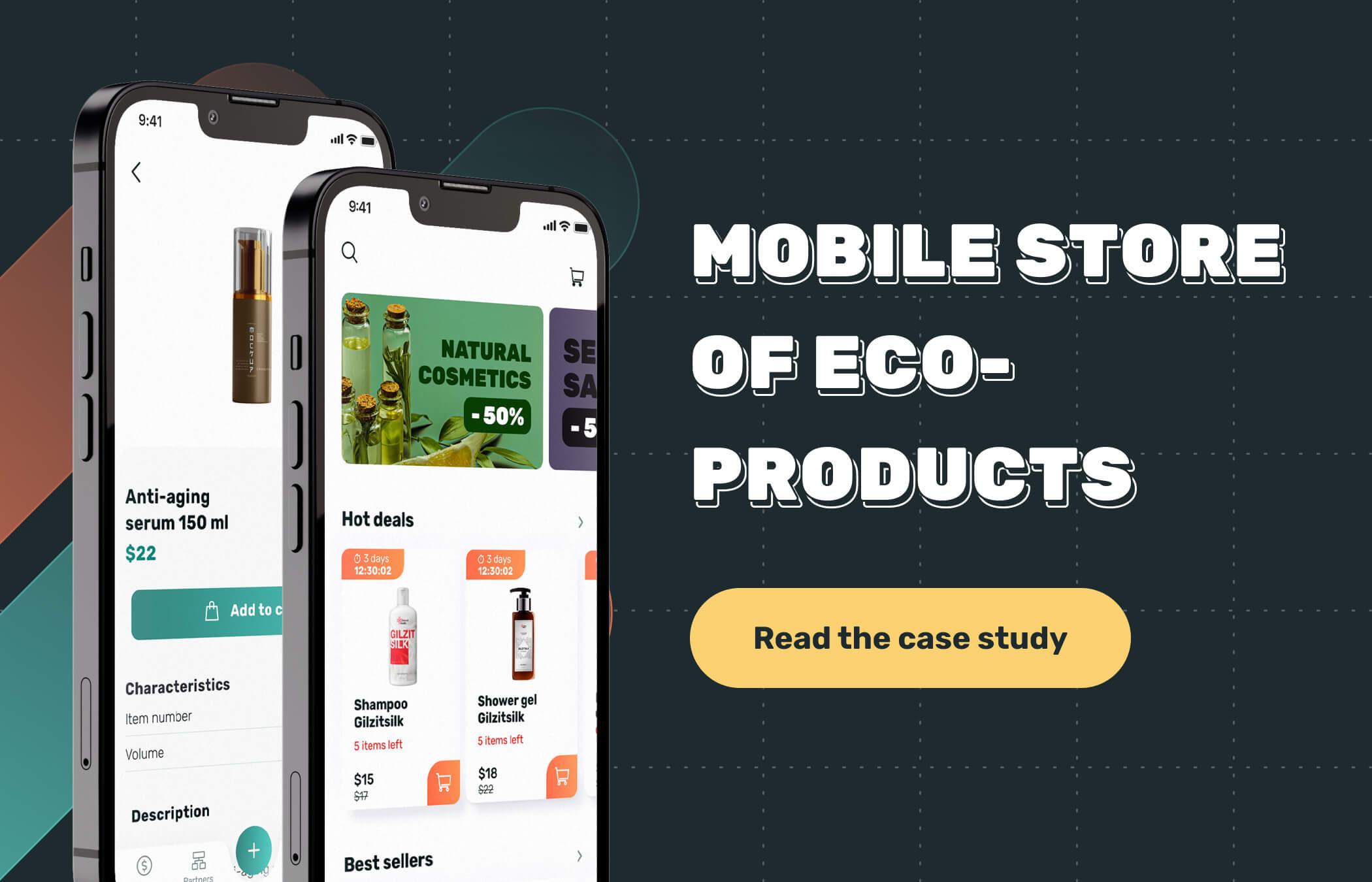Mobile app for e-commerce