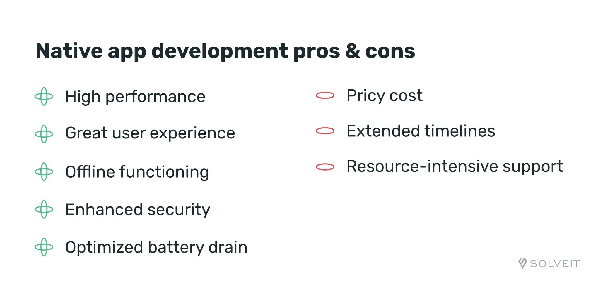 Native App Development Pros & Cons