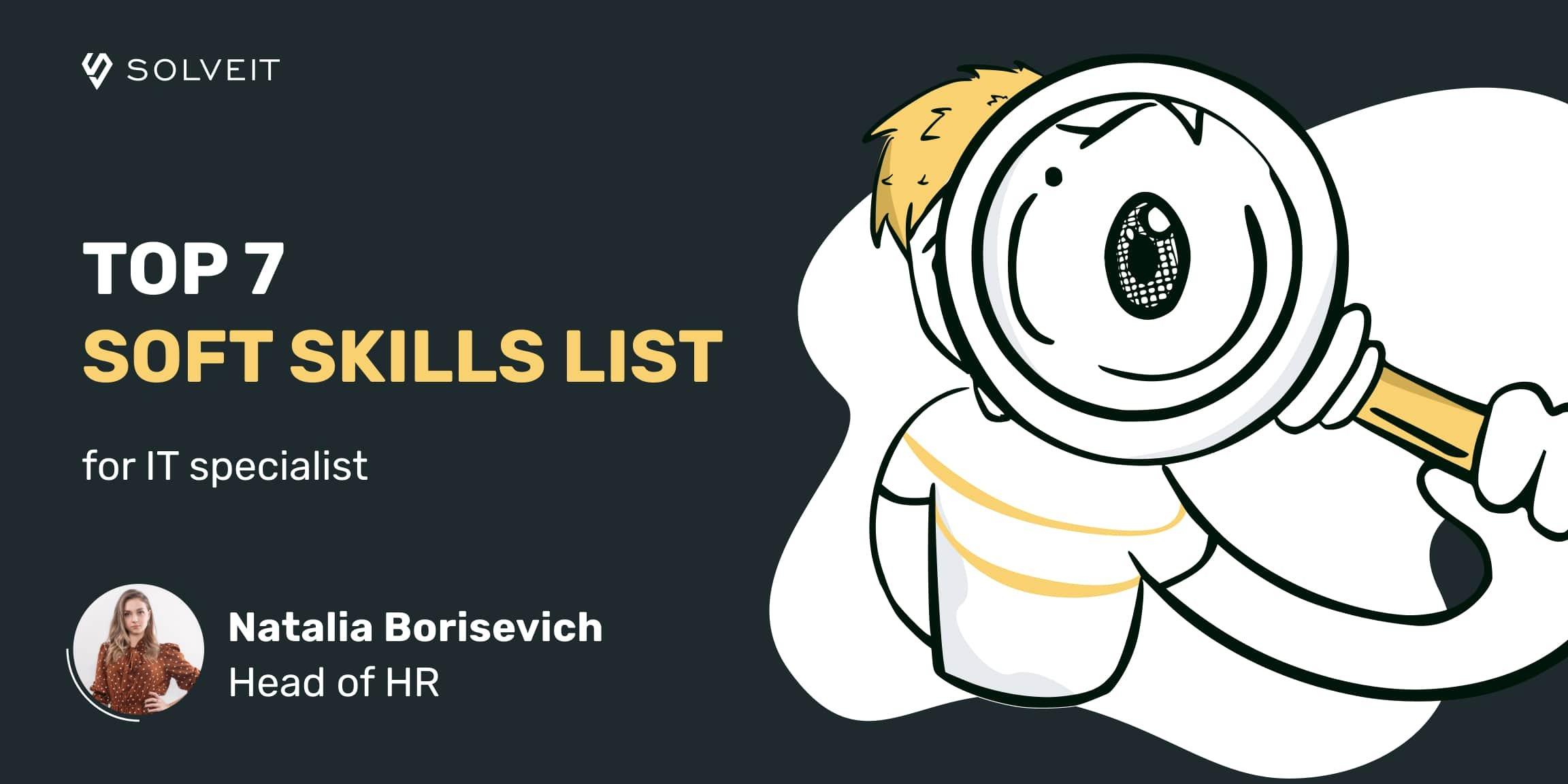 Soft Skills List for IT specialist