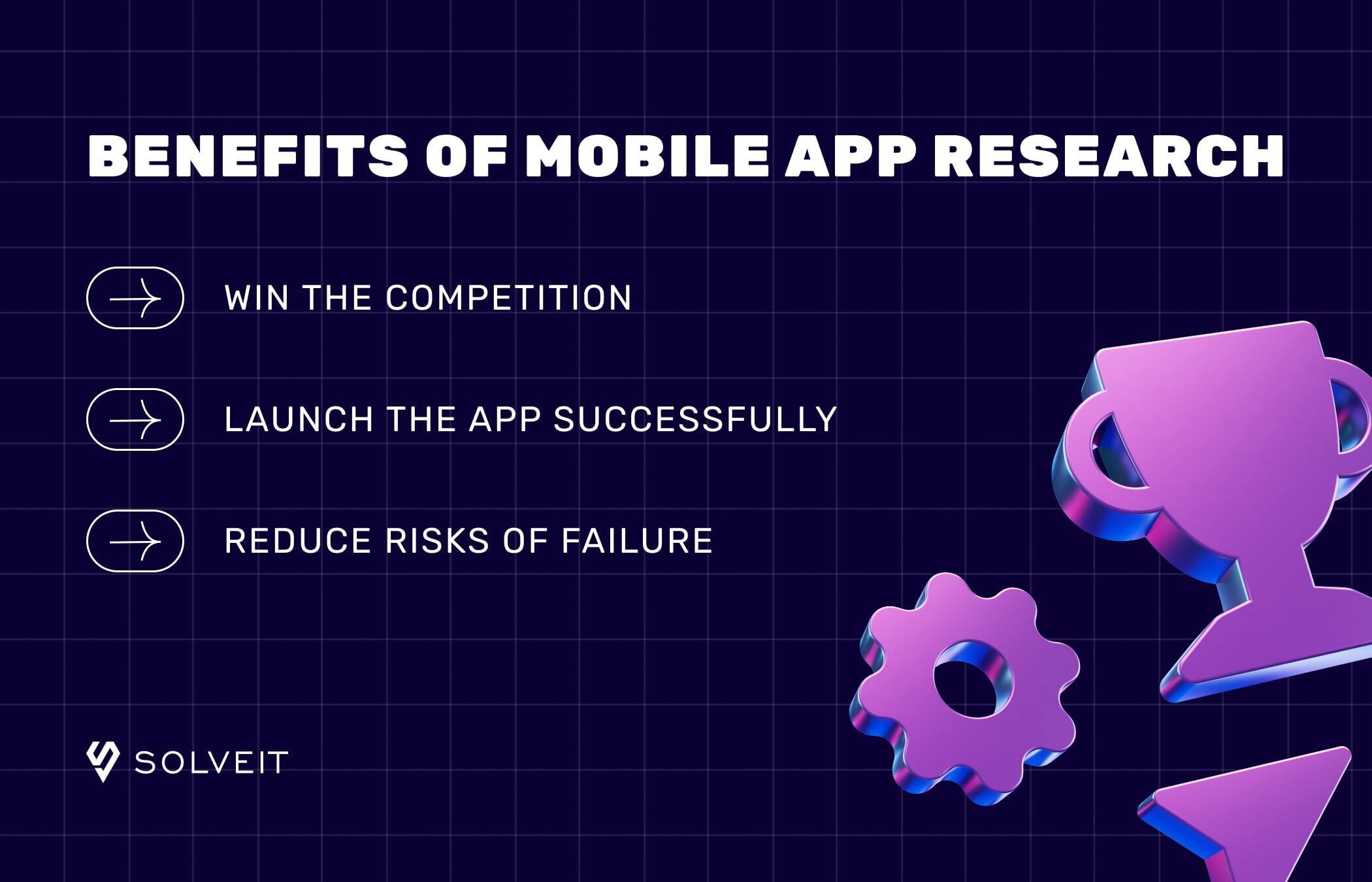 benefits of Mobile app research