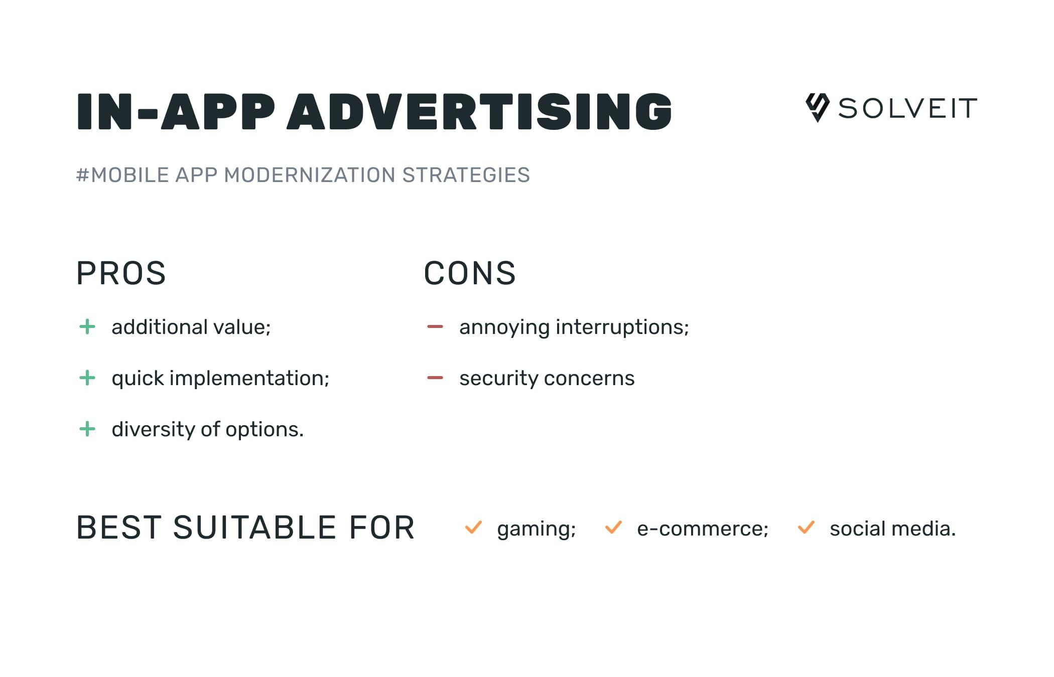 app monetization strategies: in-app advertising
