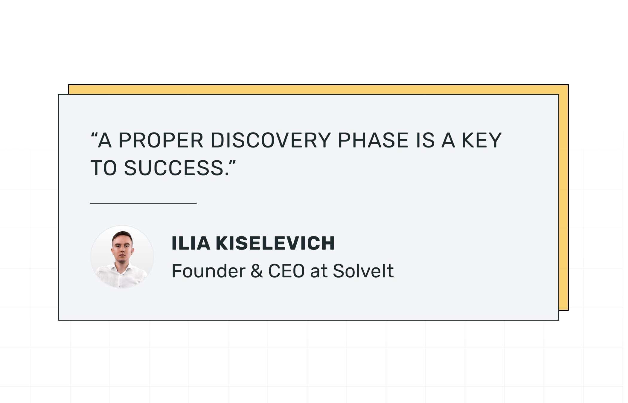 Importance of project discovery phase