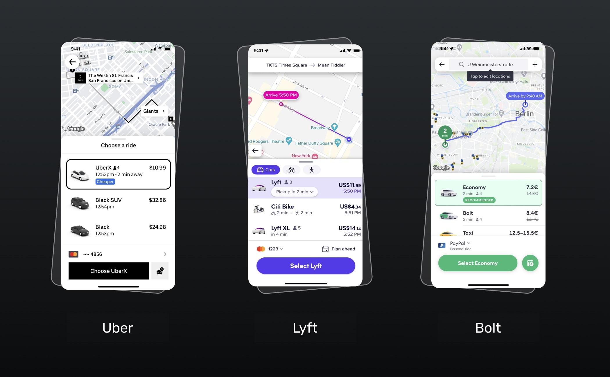 App ideas: taxi apps