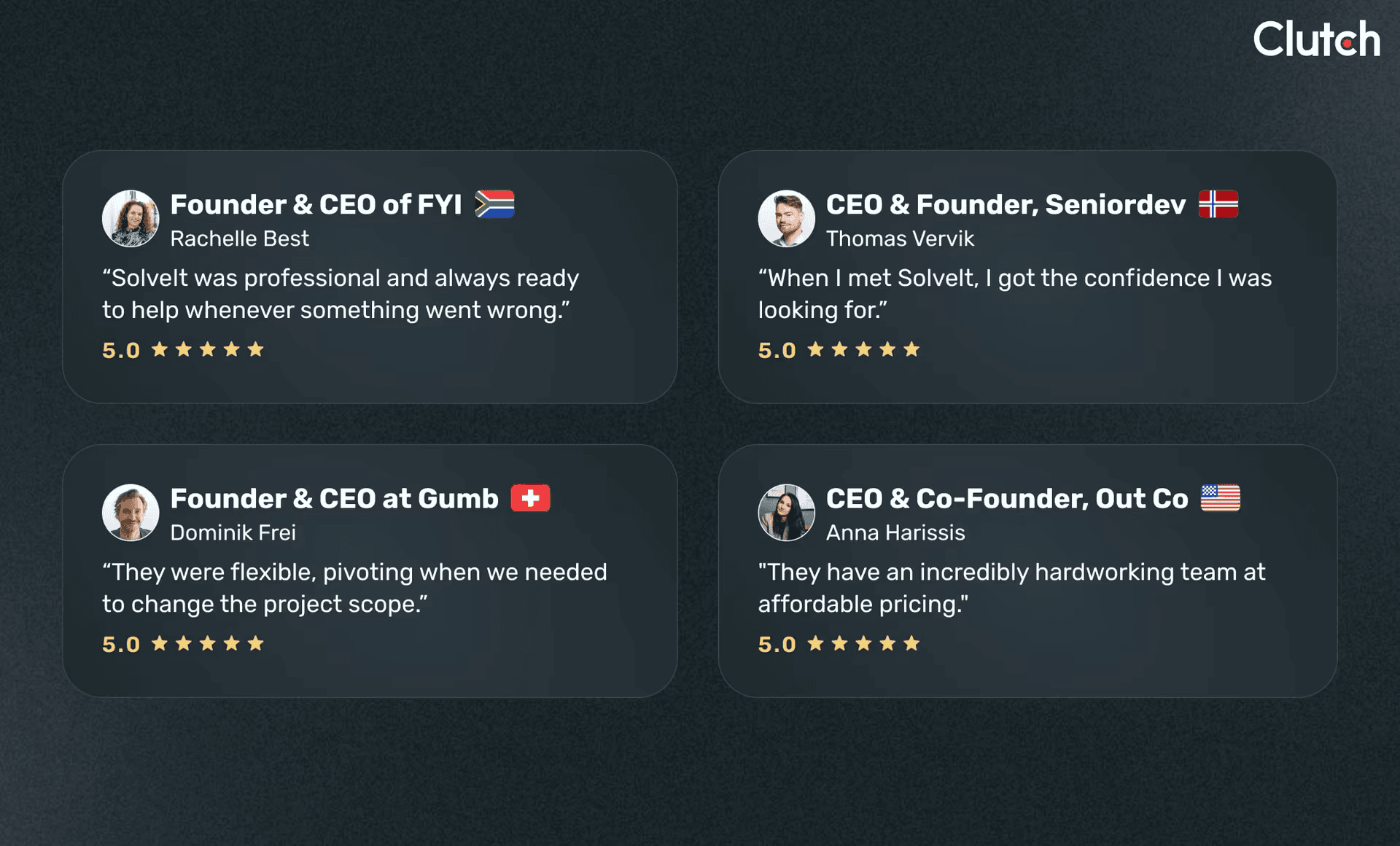 SolveIt testimonials