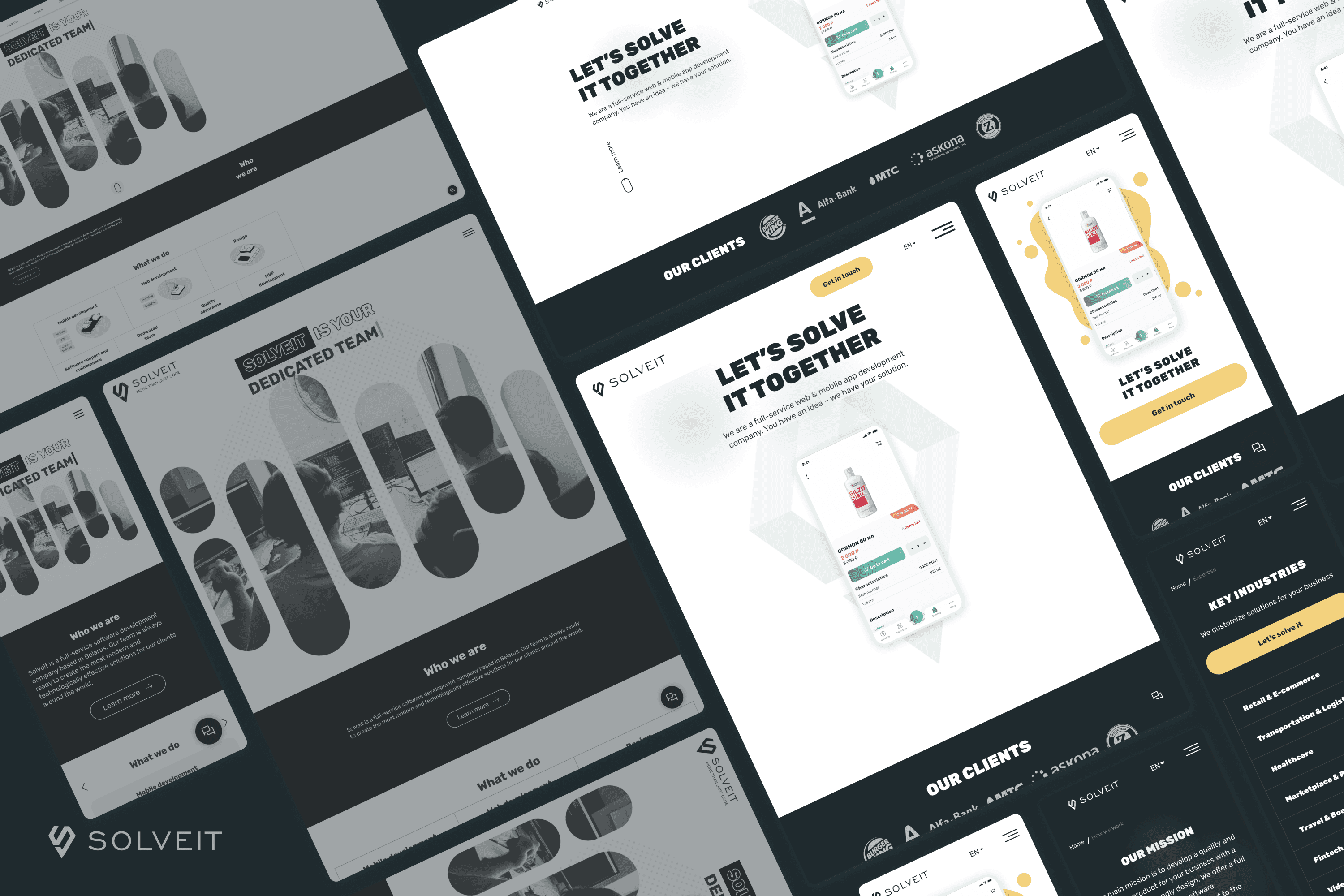 Before and After | SolveIt Website Redesign