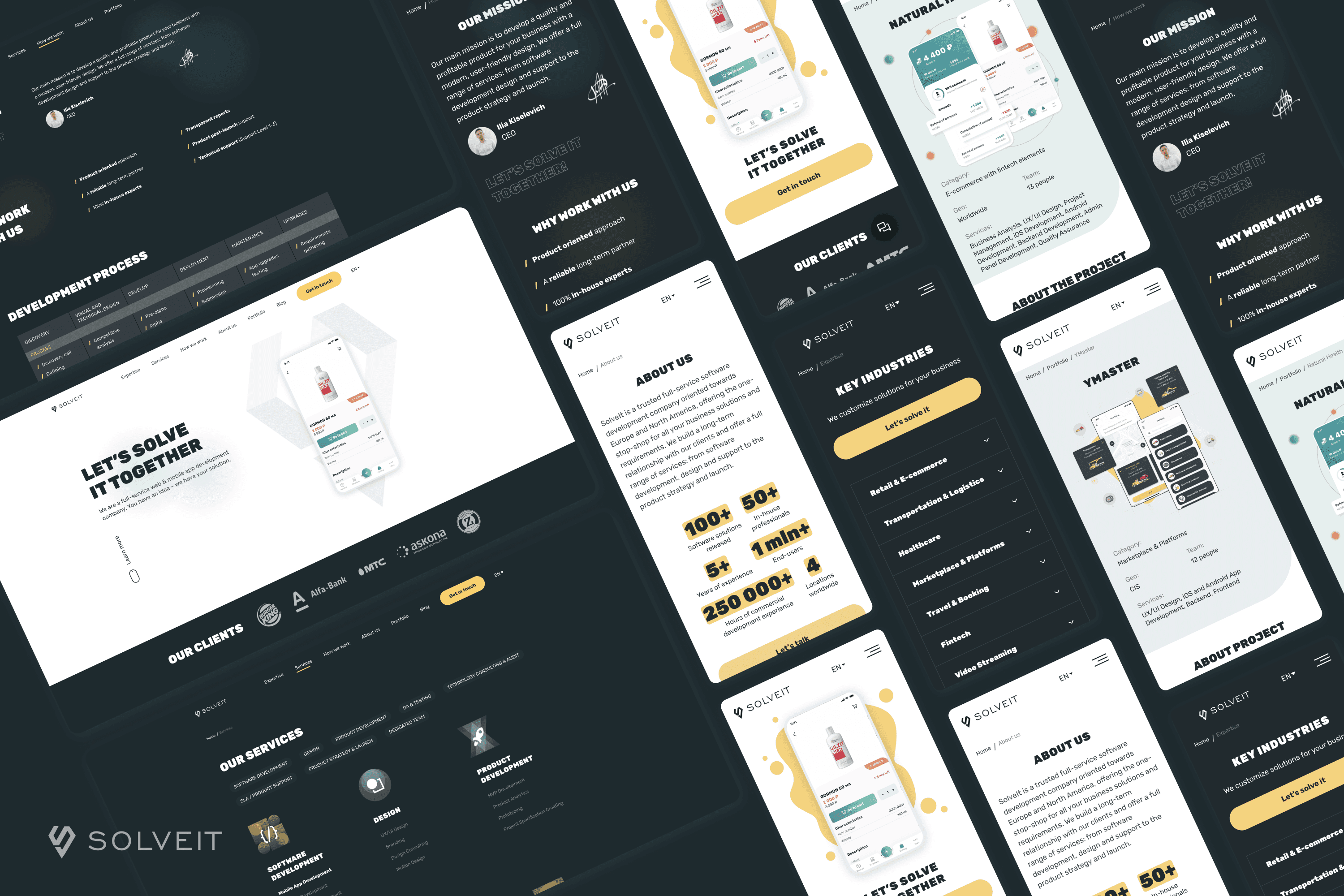 Web and Mobile | SolveIt Website Redesign