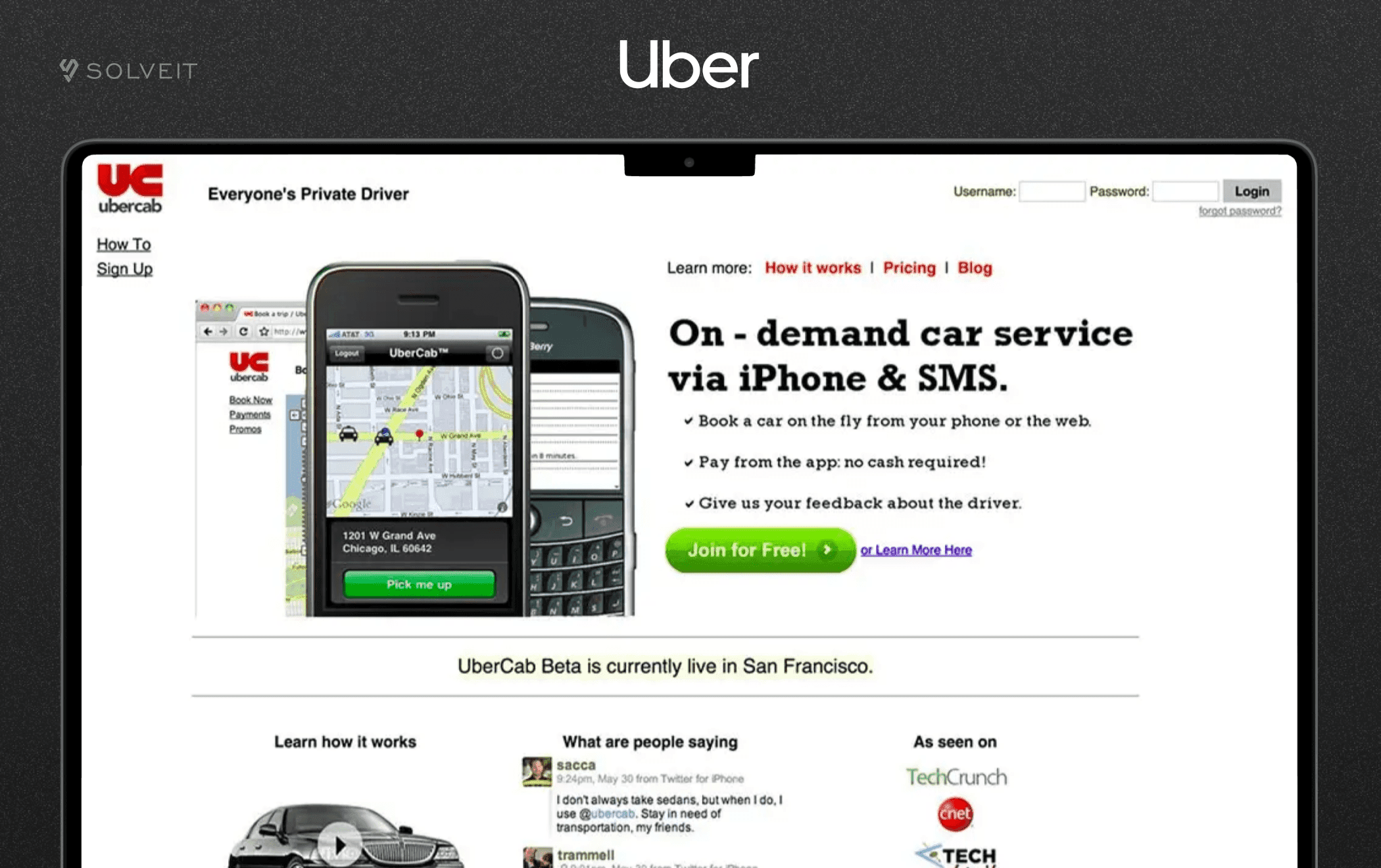 Uber MVP Example