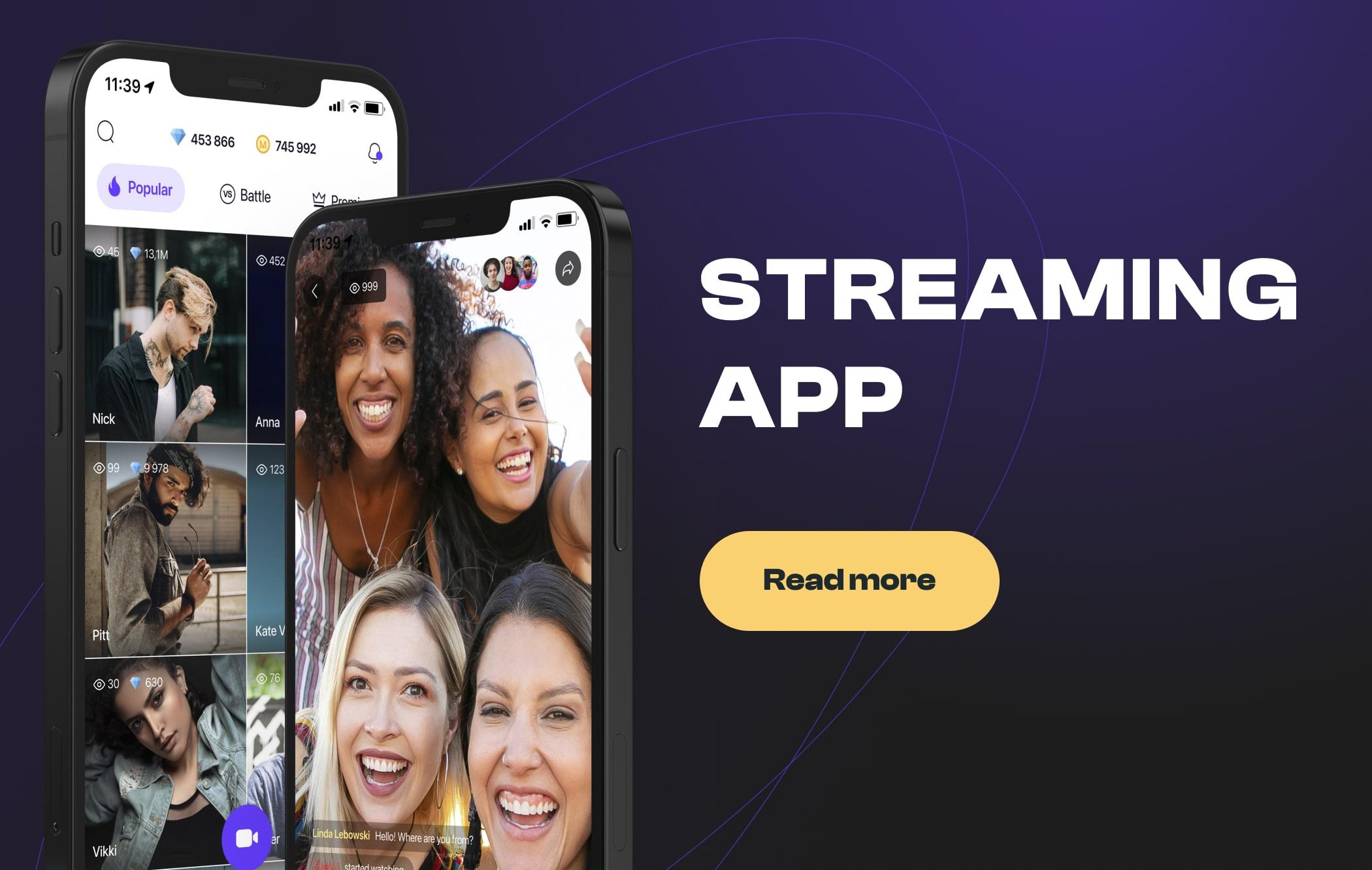 app ideas: streaming app