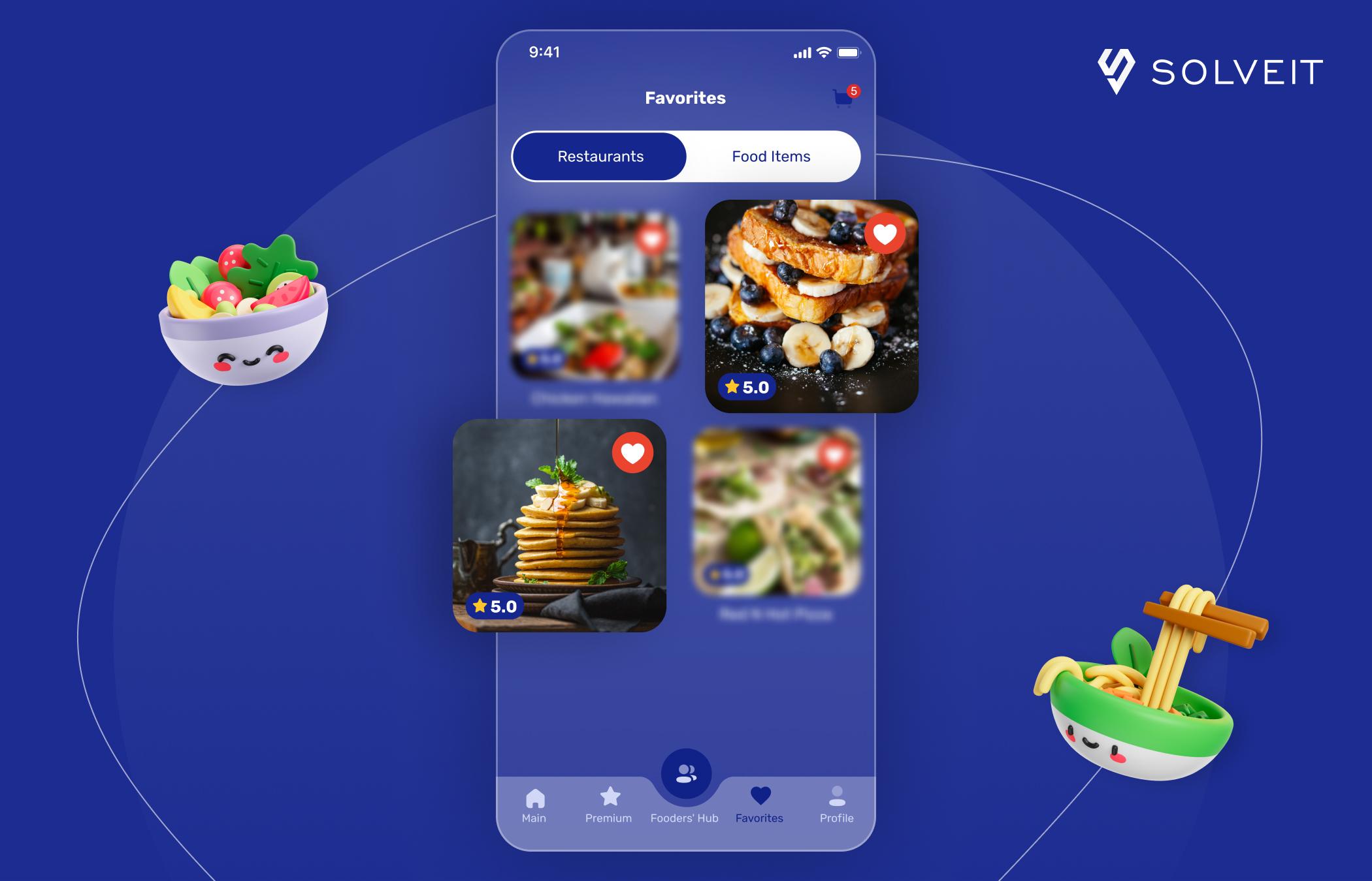 Food delivery mobile app development