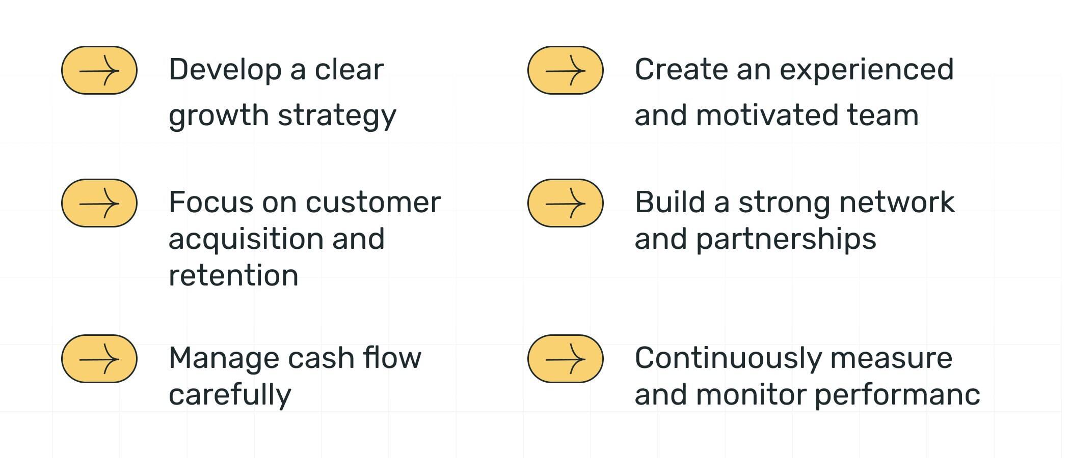 Startup scaling tips