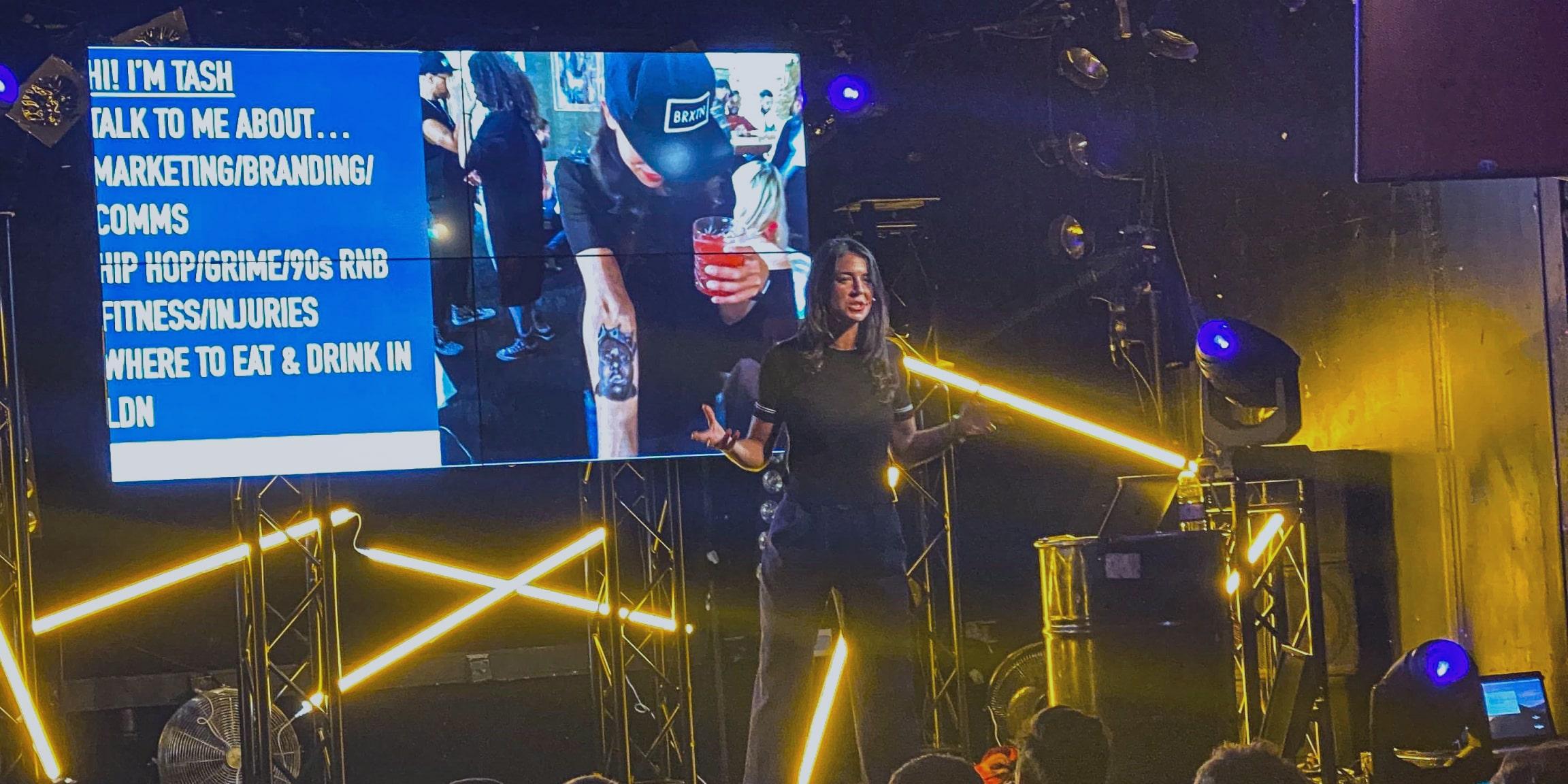 Speaker Tash at Slush 2019