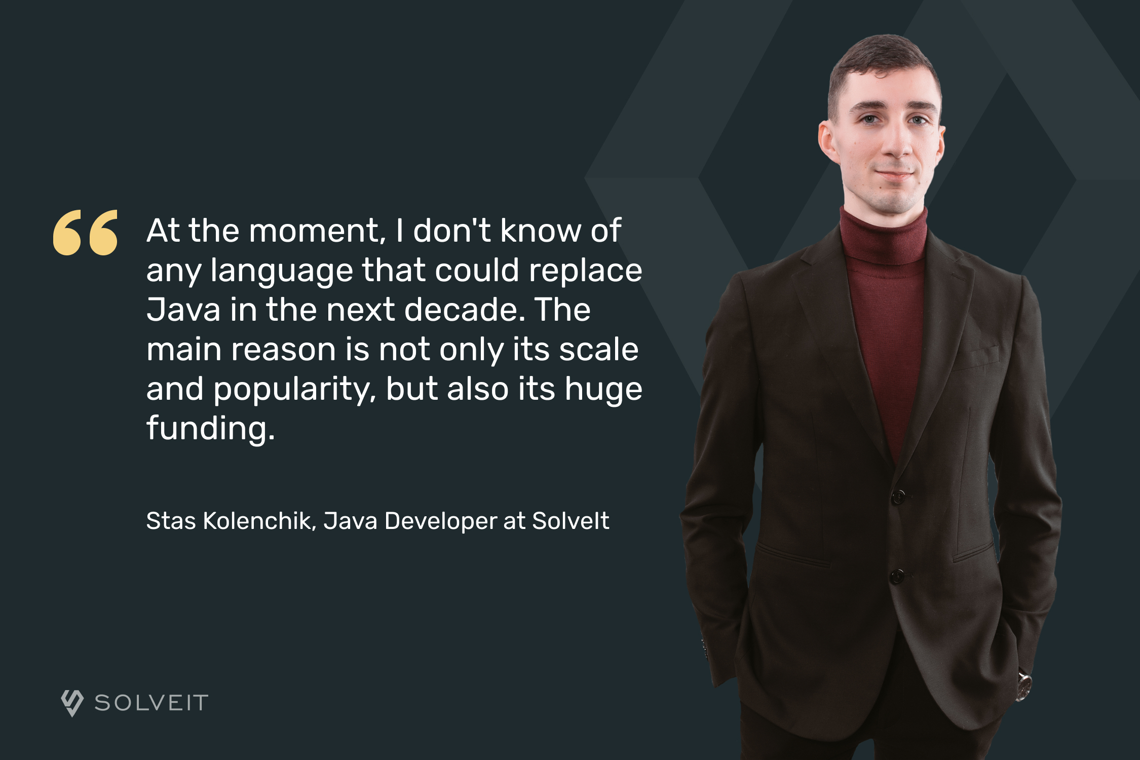 Stas Kolenchik – Java programmer at SolveIt